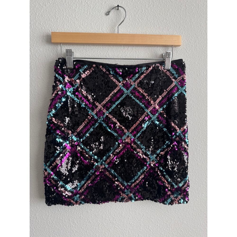 Le Superbe argyle sequin mini skirt - Picture 4 of 4